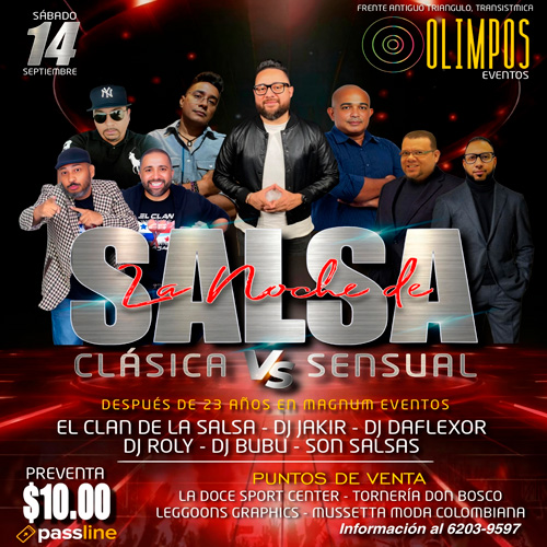 la noche de salsa 14 sep